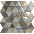 Elegent American Style Metal Look Glass Mosaic